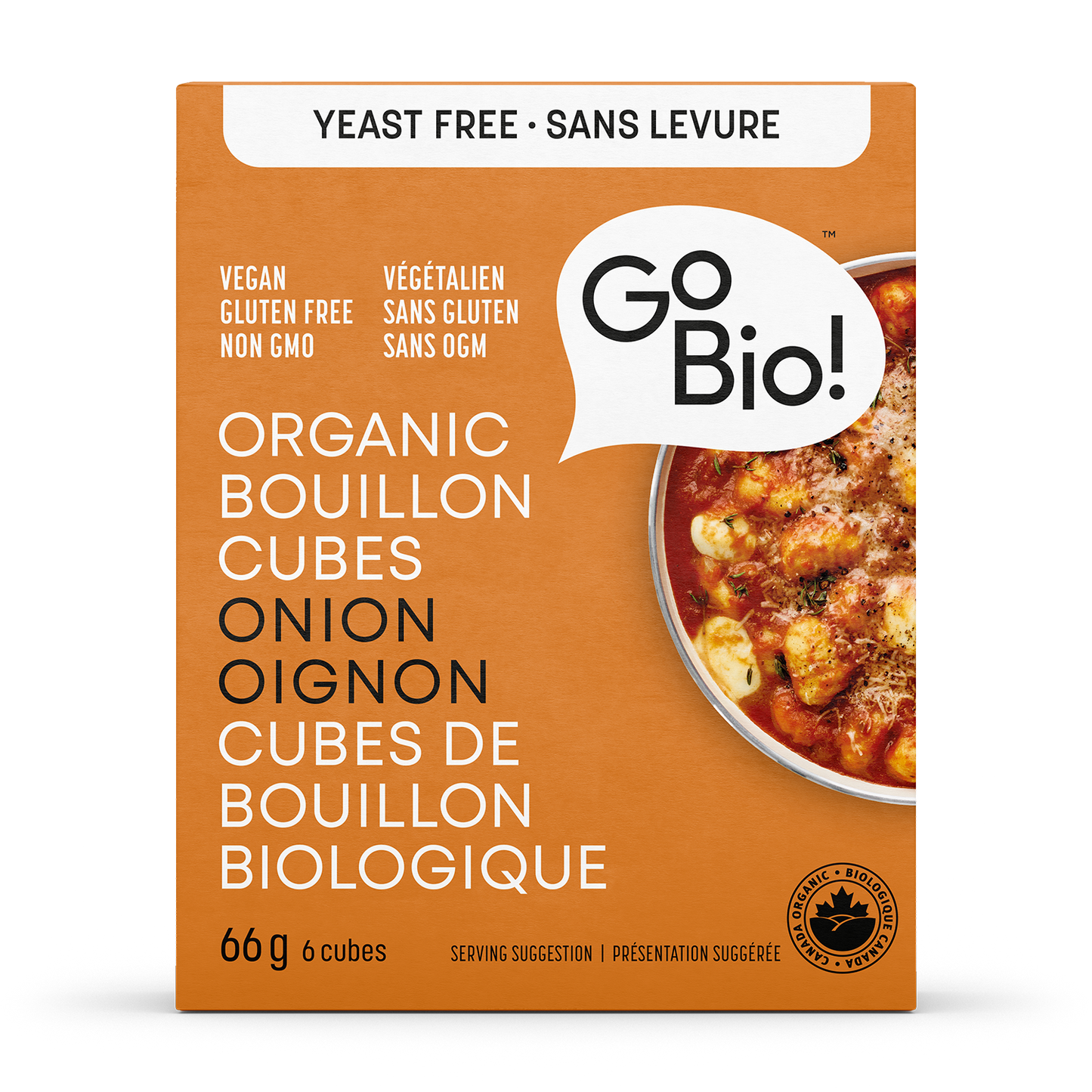 
                  
                    GoBio! Organic Bouillon Cubes – Yeast Free Onion
                  
                