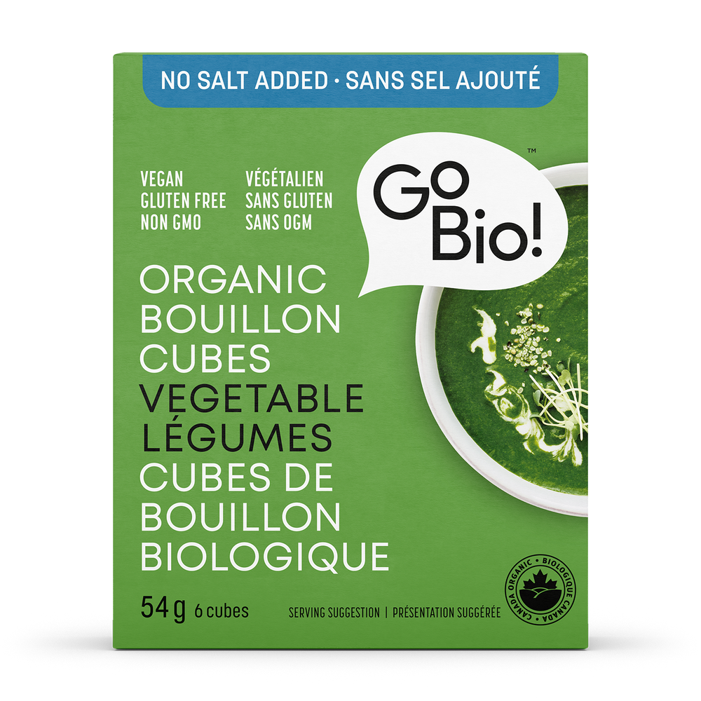 
                  
                    GoBio! Organic No Salt Added, Vegetable Bouillon Cubes
                  
                