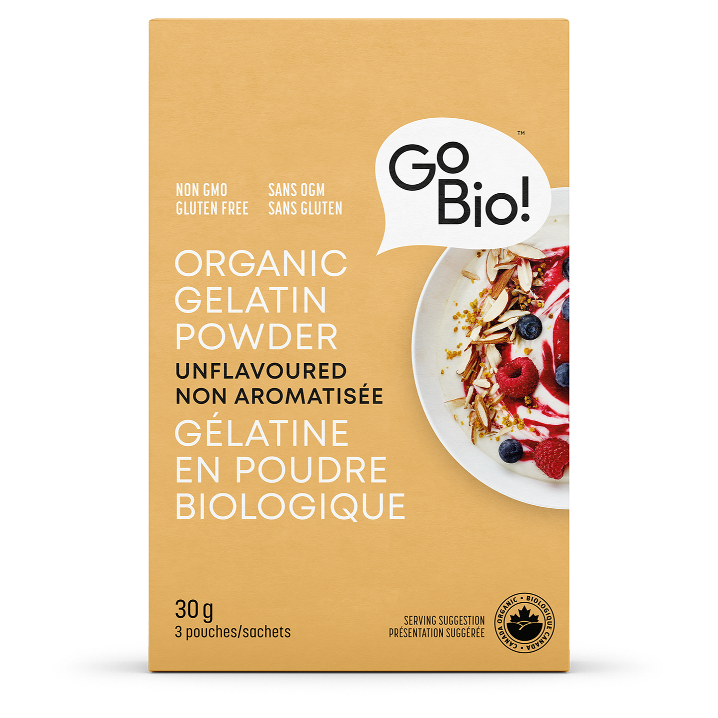 GOBIO Organic Gelatin Powder (150 g)