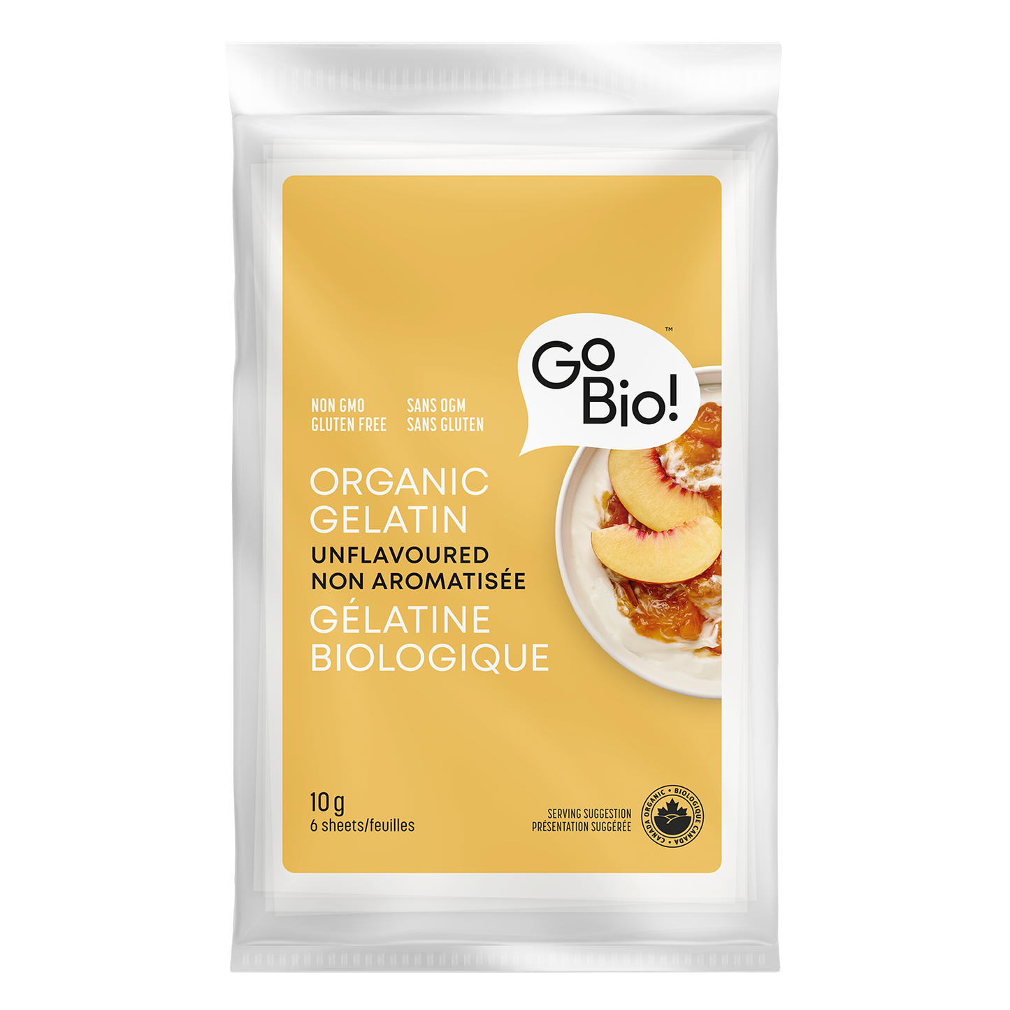 
                  
                    GoBio! Organic Gelatin Sheets
                  
                