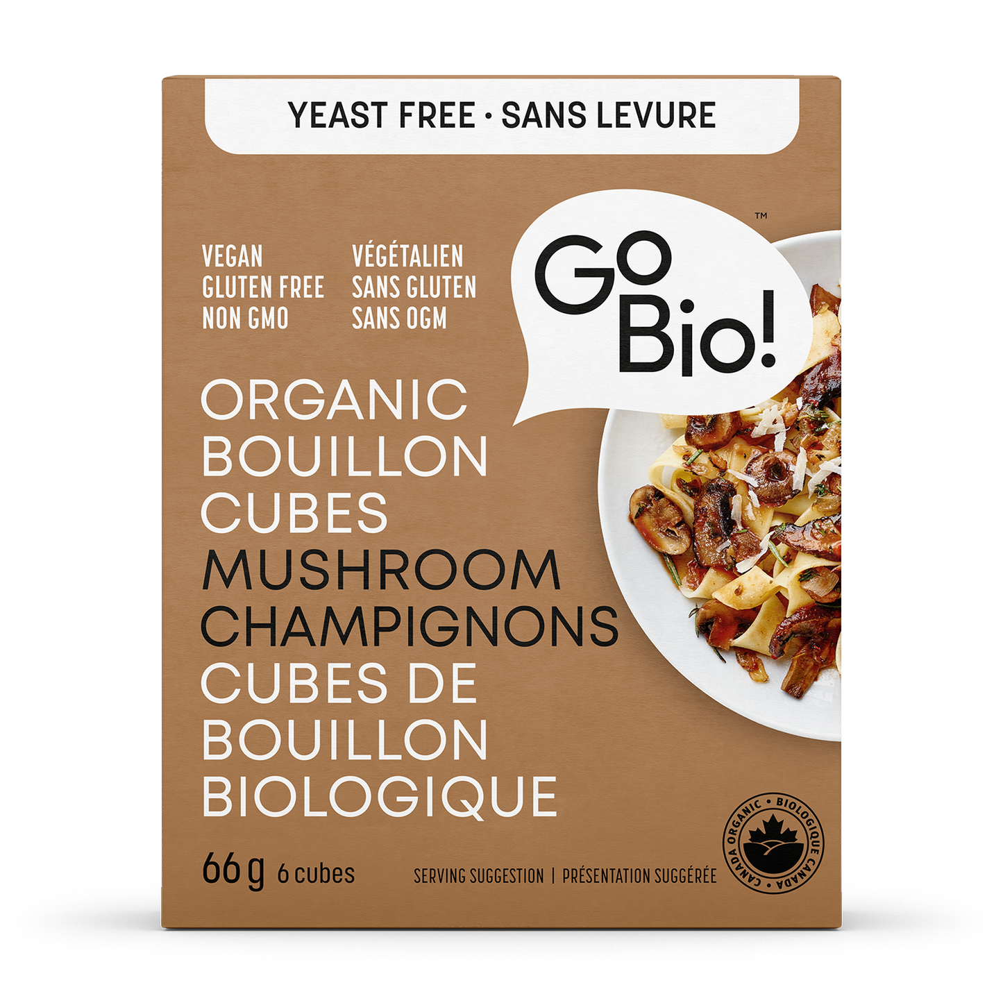 
                  
                    GoBio! Organic Bouillon Cubes – Yeast Free Mushroom
                  
                