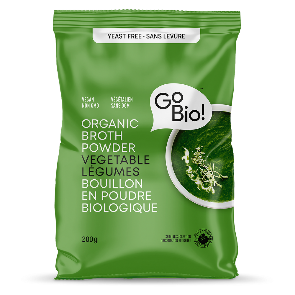 GoBio! Organic Broth Powder – Yeast-Free Vegetable